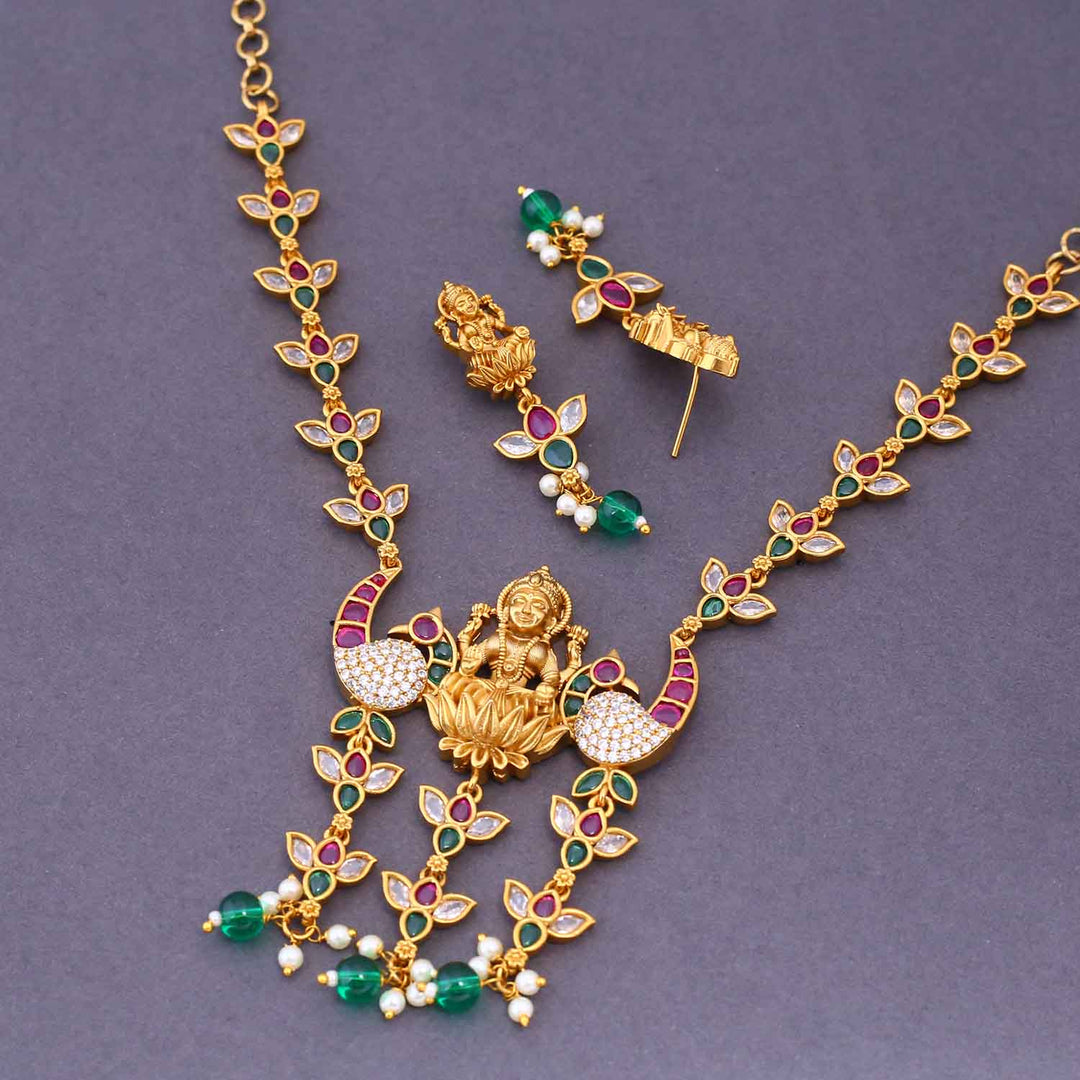 Multicolor Kaushala Antique Jewellery Set - New Arrival