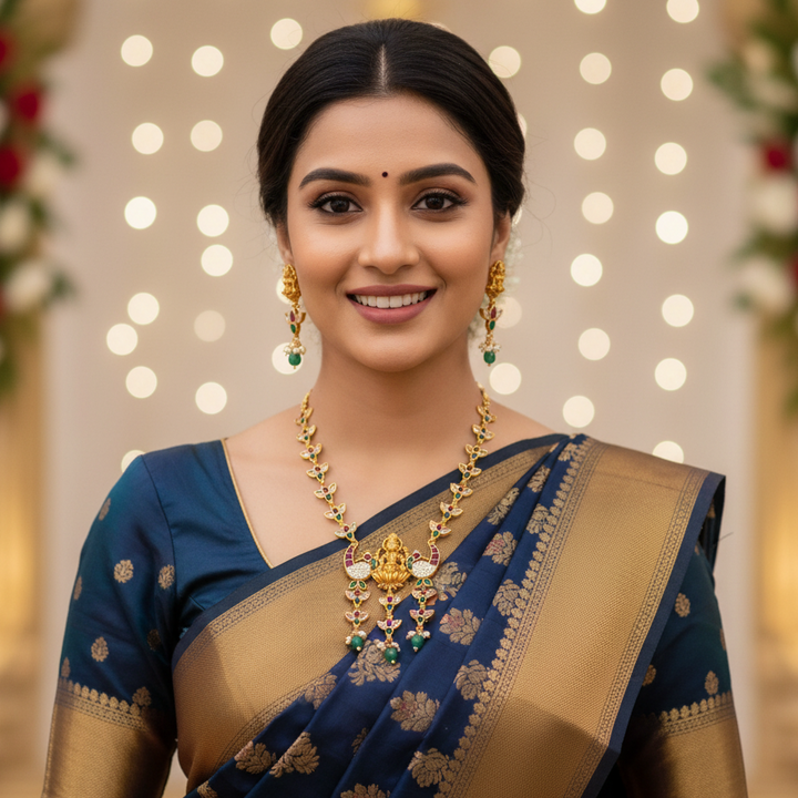 Multicolor Kaushala Antique Jewellery Set - New Arrival