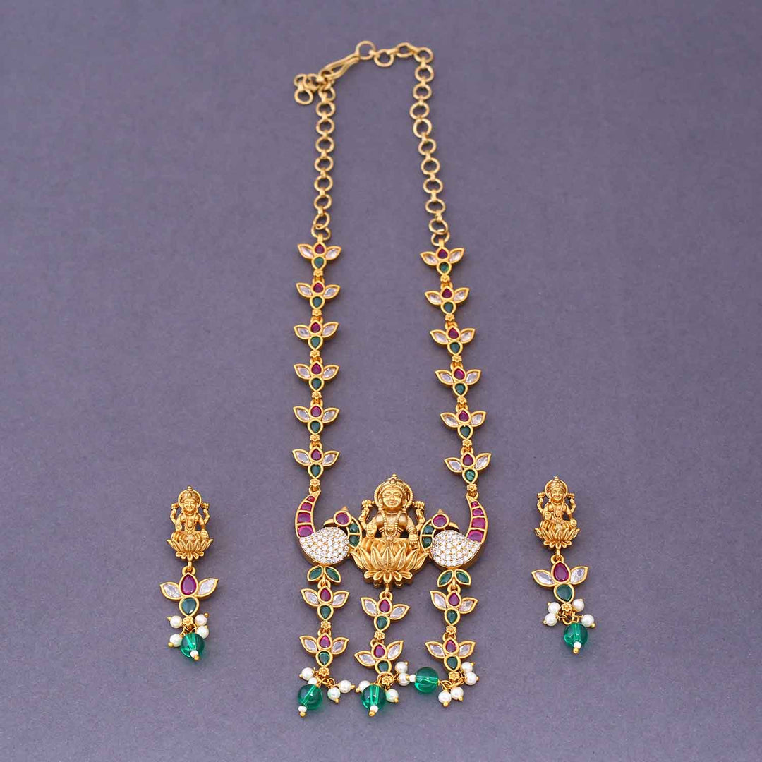 Multicolor Kaushala Antique Jewellery Set - New Arrival