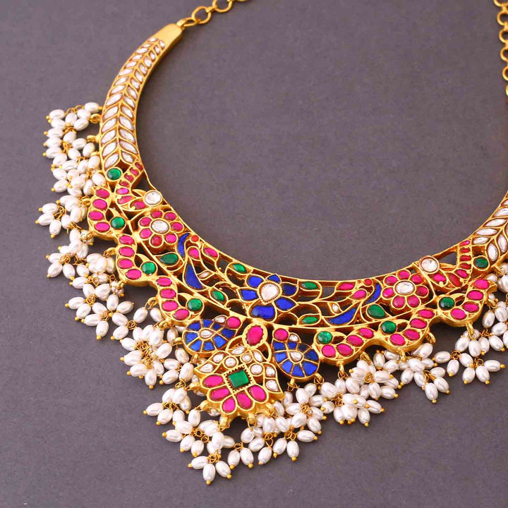 Multicolor Kavisha Hasli Antique Jewellery Set- New Arrival