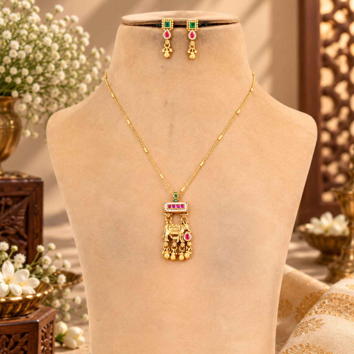 Multicolor Kavyaara Antique Jewellery Set - New Arrival