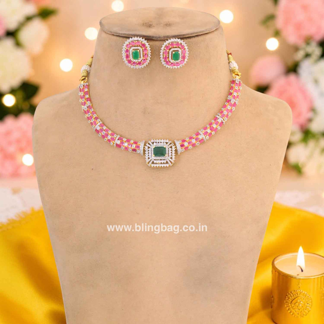 Multicolor Kayki Hasli Antique Jewellery Set- New Arrivals
