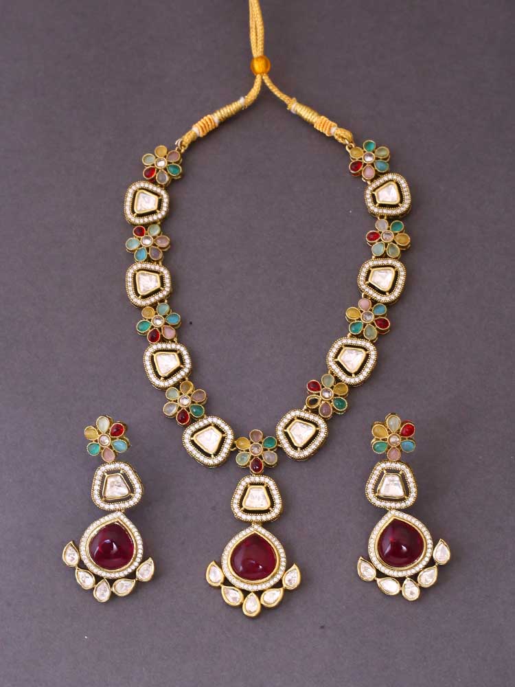 Multicolor Kendall Victorian Jewellery Set - New Arrival