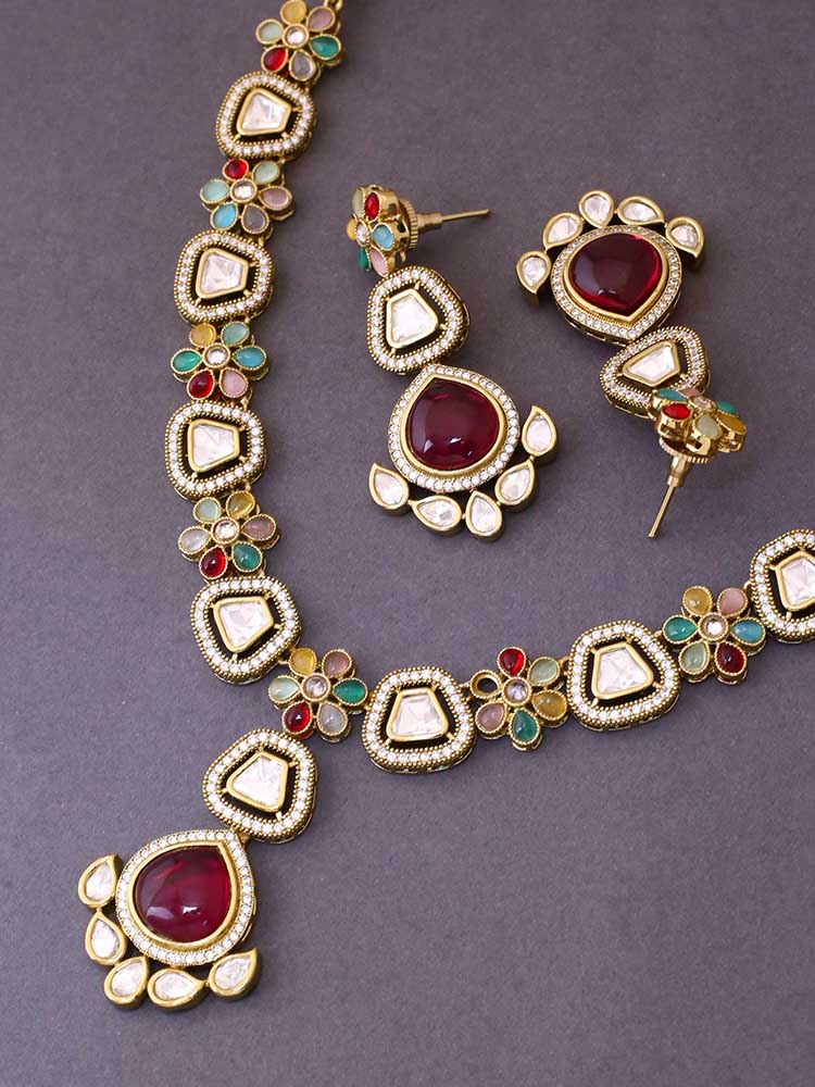 Multicolor Kendall Victorian Jewellery Set - New Arrival