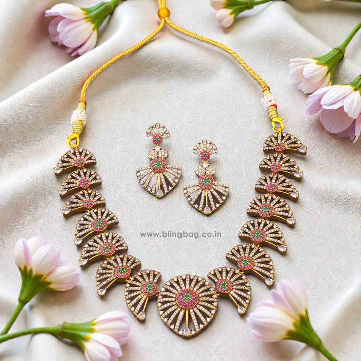 Multicolor Keya Antique Jewellery Set - New Arrival