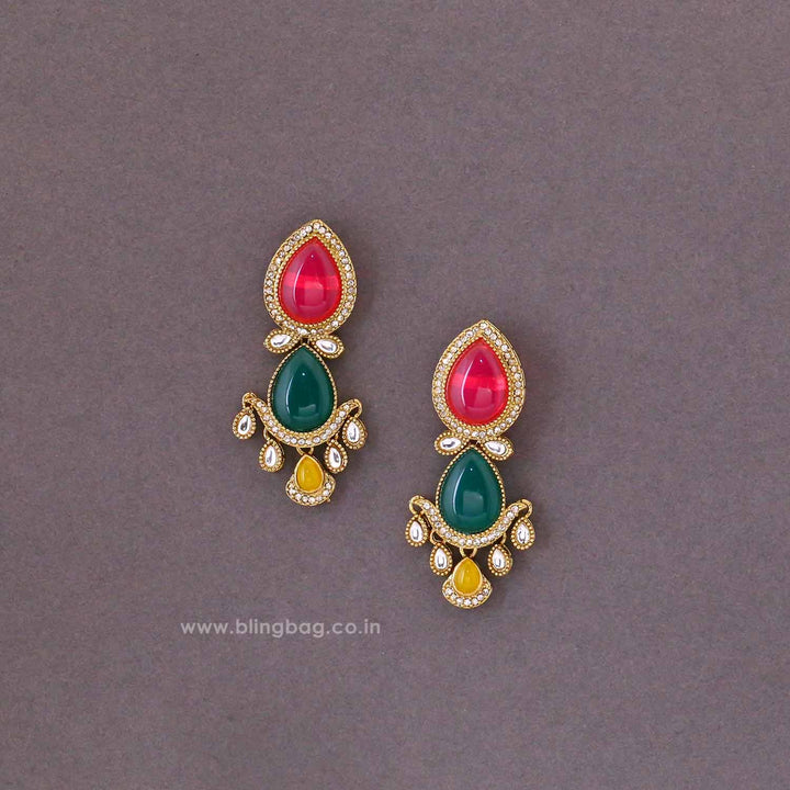 Multicolor Khyaati Danglers