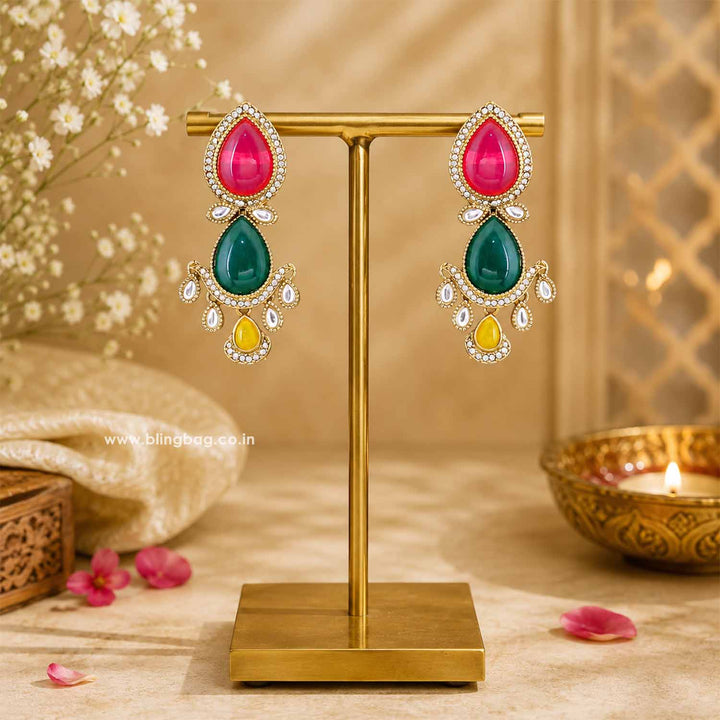 Multicolor Khyaati Danglers