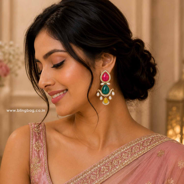Multicolor Khyaati Danglers