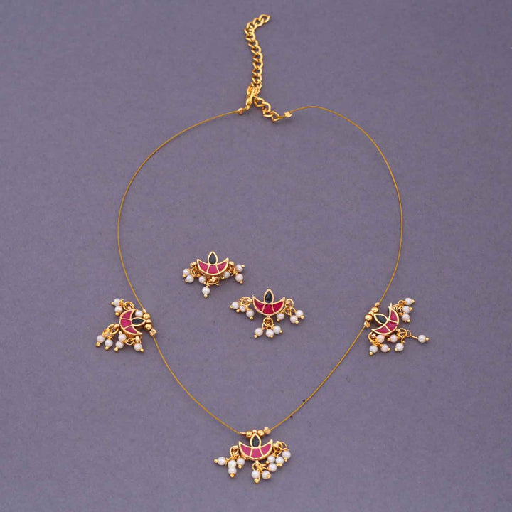 Multicolor Kimaya Antique Pendant Set - New Arrival