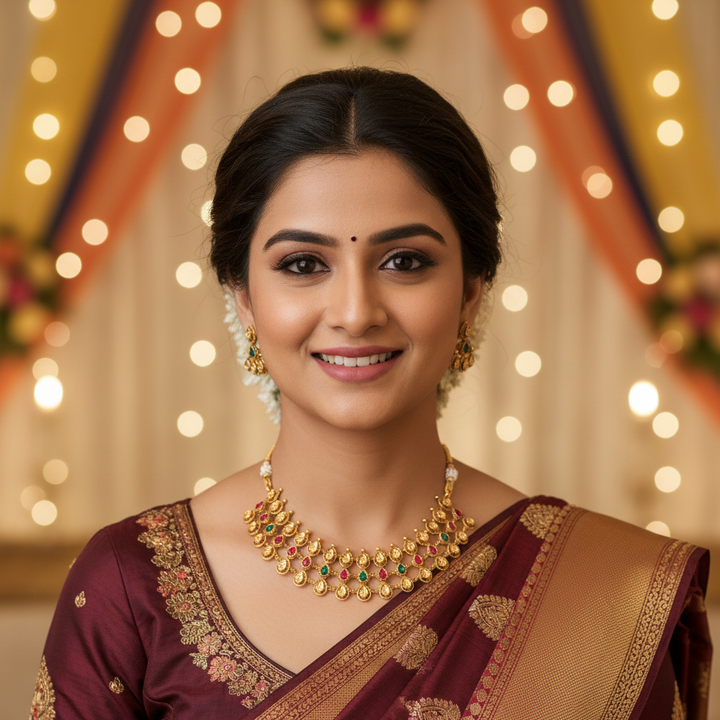 Multicolor Kirandeep Antique Jewellery Set - New Arrival