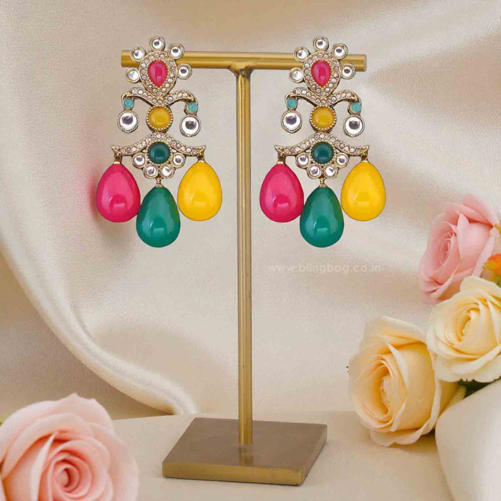 Multicolor Kumud Danglers