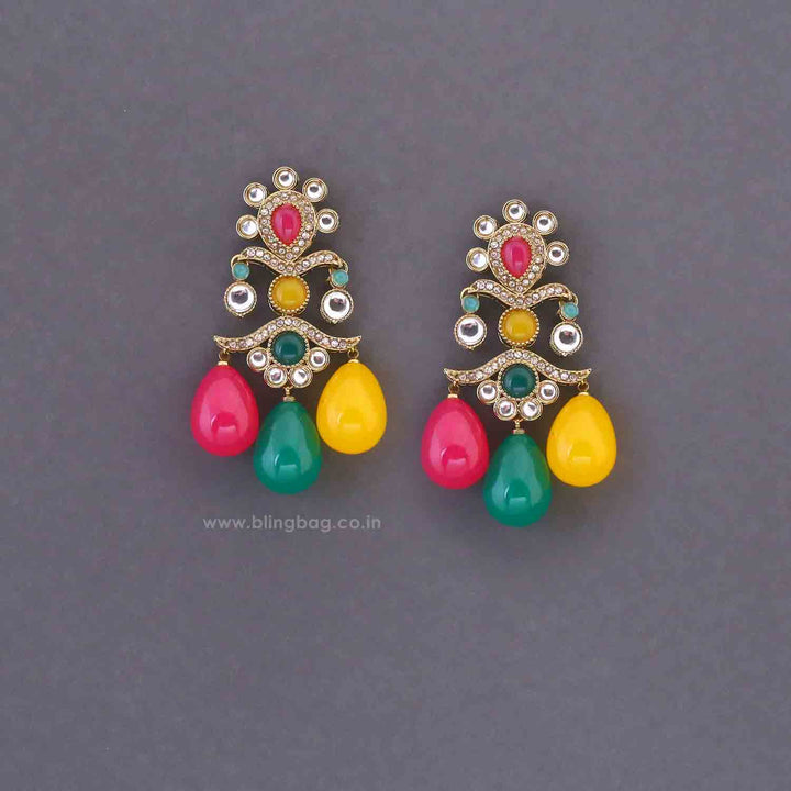 Multicolor Kumud Danglers
