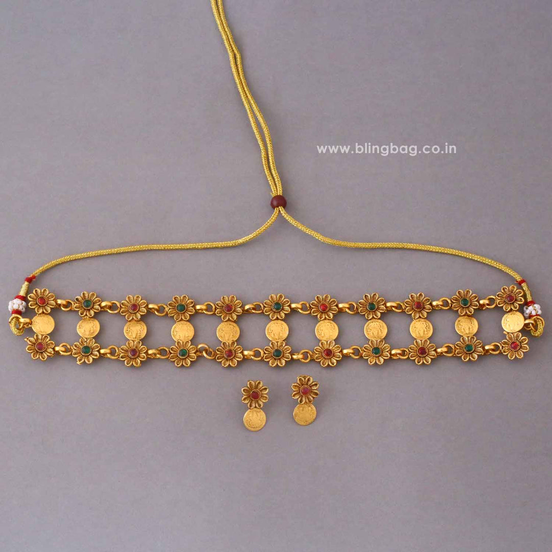 Multicolor Lalitaa Antique Jewellery Set- New Arrival