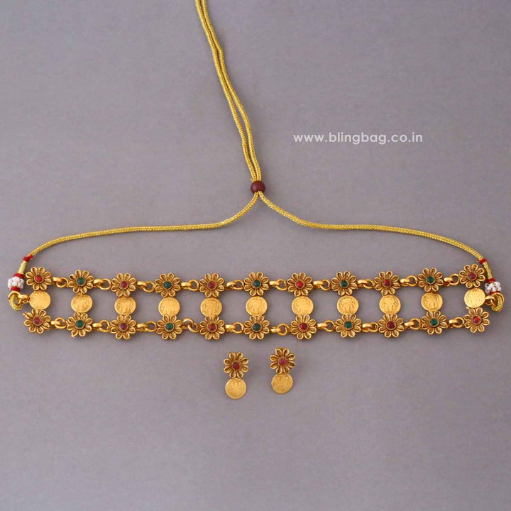 Multicolor Lalitaa Antique Jewellery Set- New Arrival