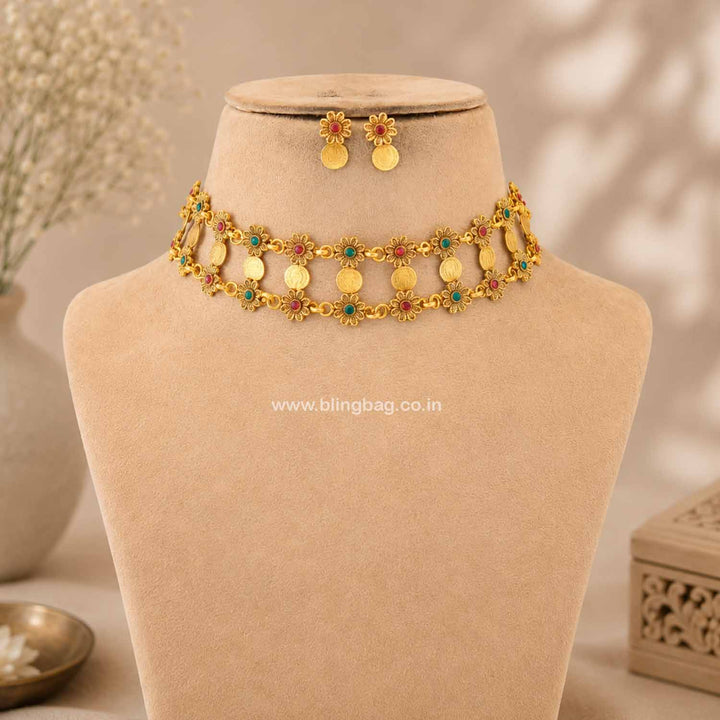 Multicolor Lalitaa Antique Jewellery Set- New Arrival