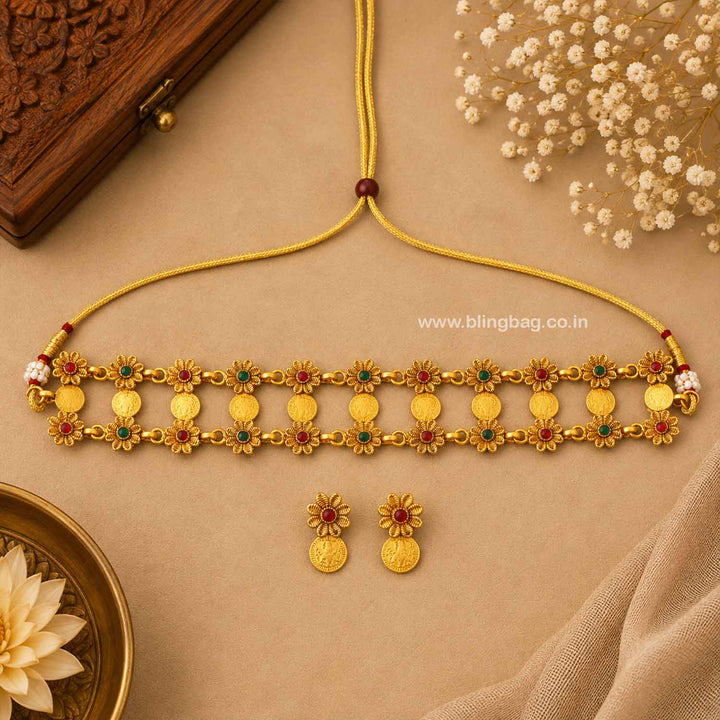 Multicolor Lalitaa Antique Jewellery Set- New Arrival