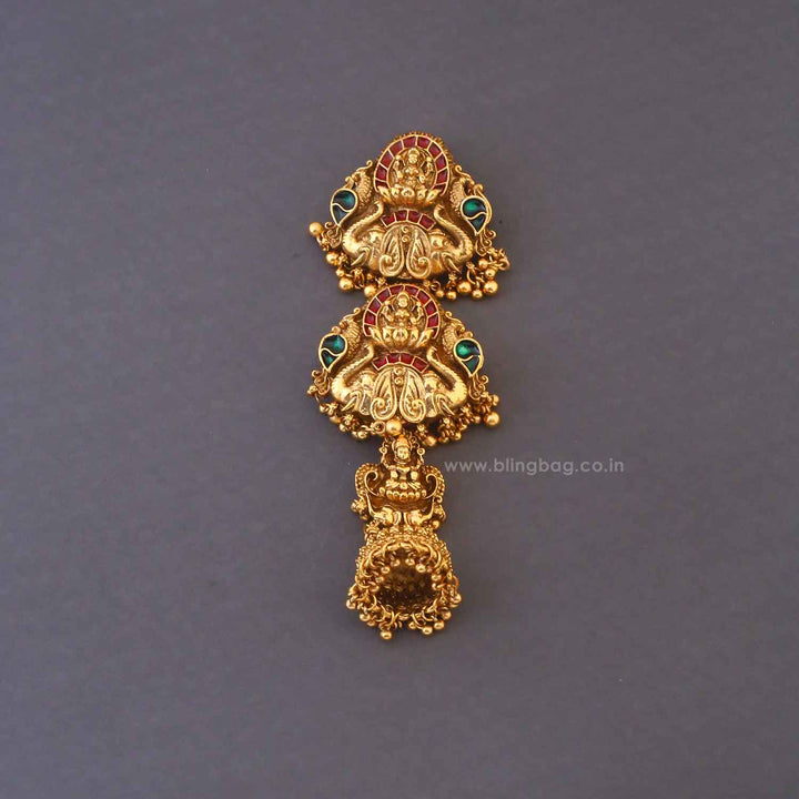 Multicolor Lalitai Temple Hair Chooti