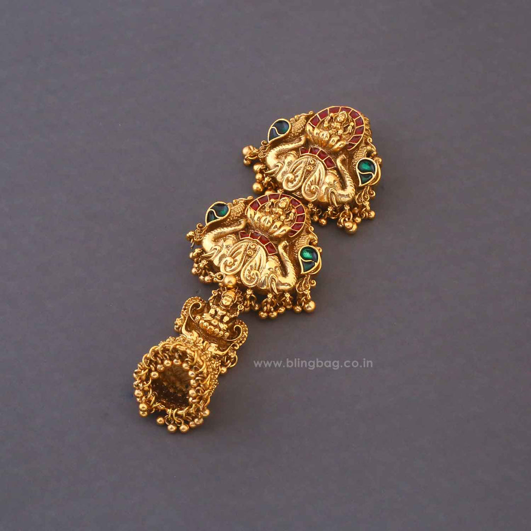 Multicolor Lalitai Temple Hair Chooti