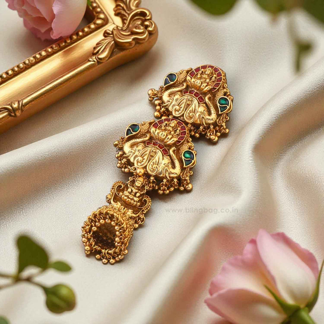 Multicolor Lalitai Temple Hair Chooti