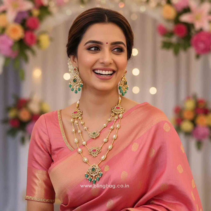 Multicolor Leonora Victorian Jewellery Set - New Arrival