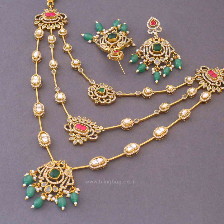 Multicolor Leonora Victorian Jewellery Set - New Arrival
