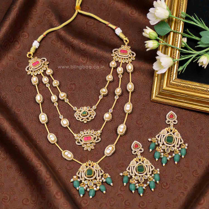 Multicolor Leonora Victorian Jewellery Set - New Arrival