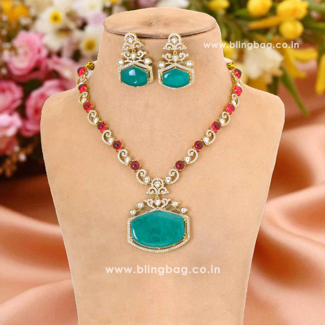 Multicolor Liliana  Victorian Jewellery Set - New Arrival