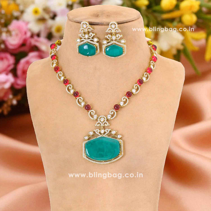 Multicolor Liliana  Victorian Jewellery Set - New Arrival