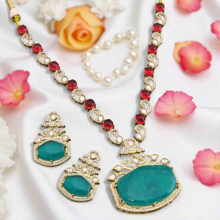 Multicolor Liliana  Victorian Jewellery Set - New Arrival