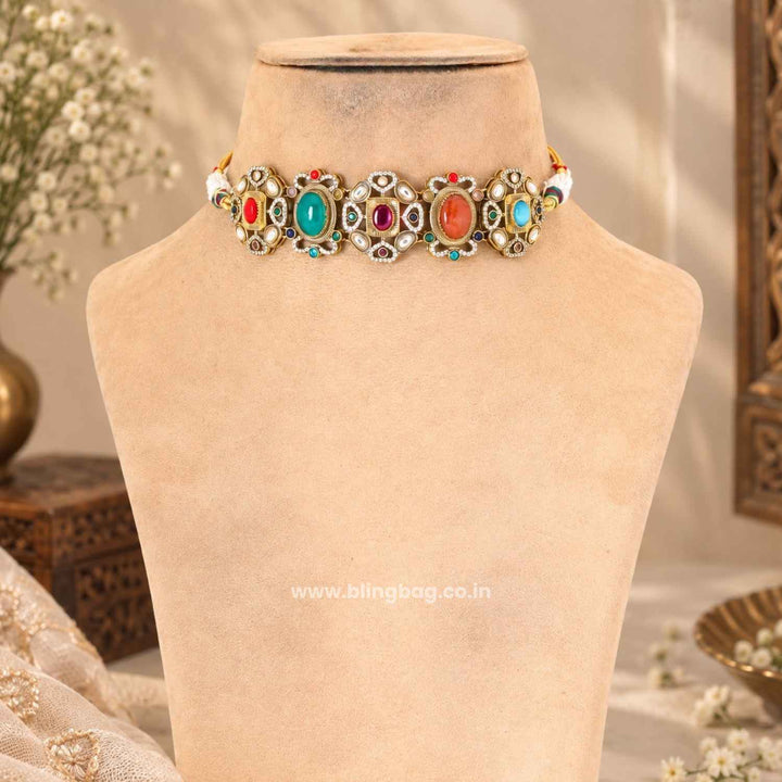 Multicolor Lisa Victorian Jewellery Set - New Arrival