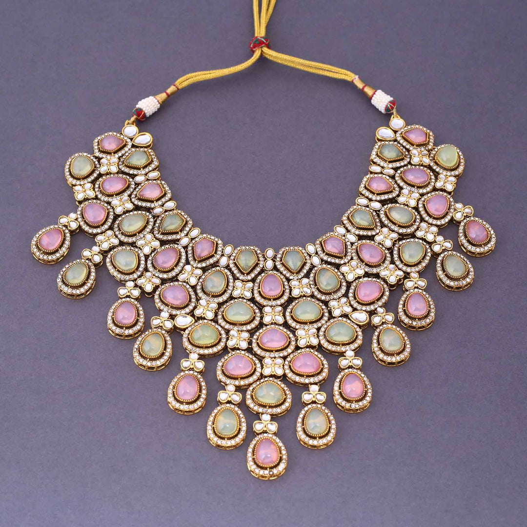Multicolor Madhura Semi-Bridal Jewellery Set