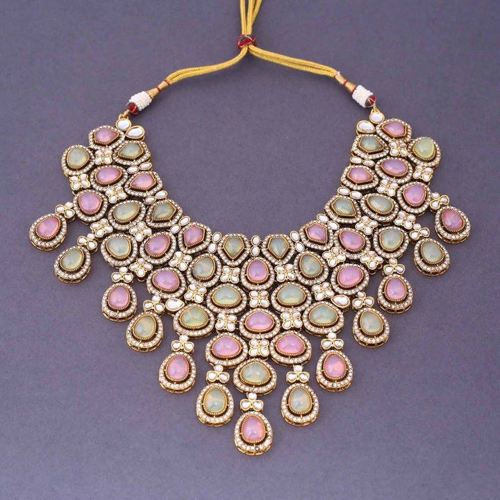 Multicolor Madhura Semi-Bridal Jewellery Set
