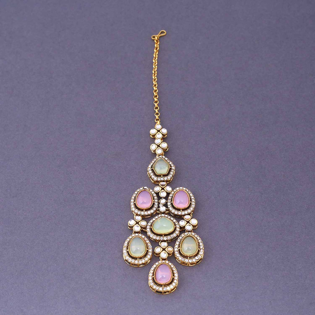 Multicolor Madhura Semi-Bridal Jewellery Set