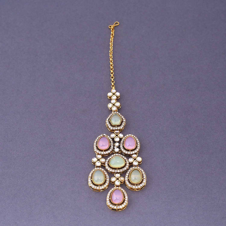 Multicolor Madhura Semi-Bridal Jewellery Set