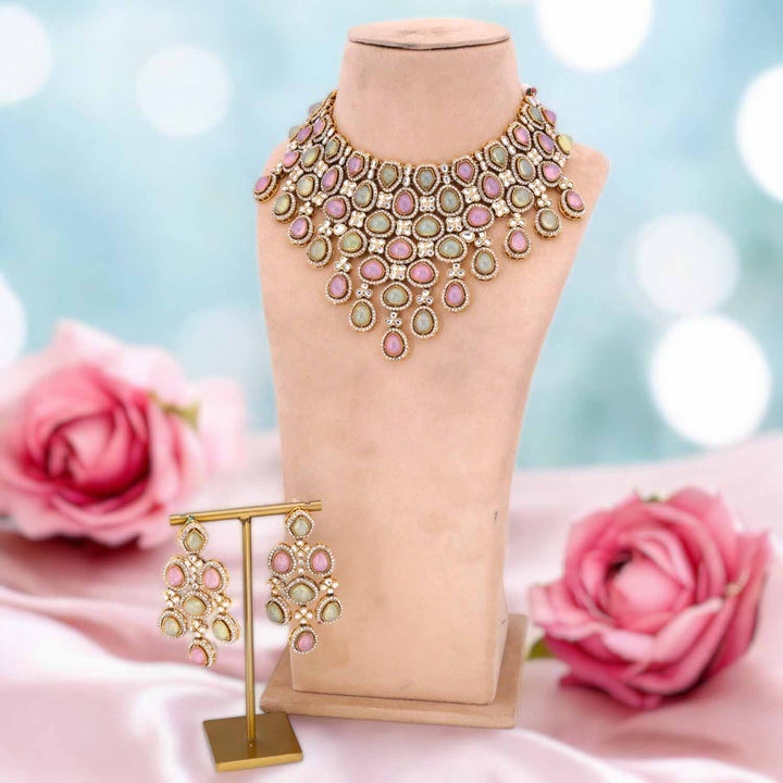 Multicolor Madhura Semi-Bridal Jewellery Set