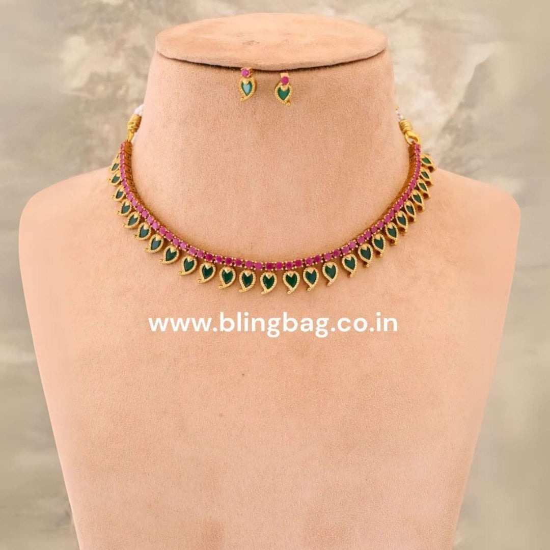 Multicolor Mahakala Antique Jewellery Set - New Arrival