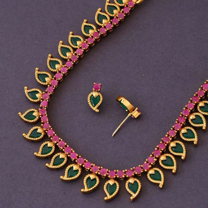 Multicolor Mahakala Antique Jewellery Set - New Arrival