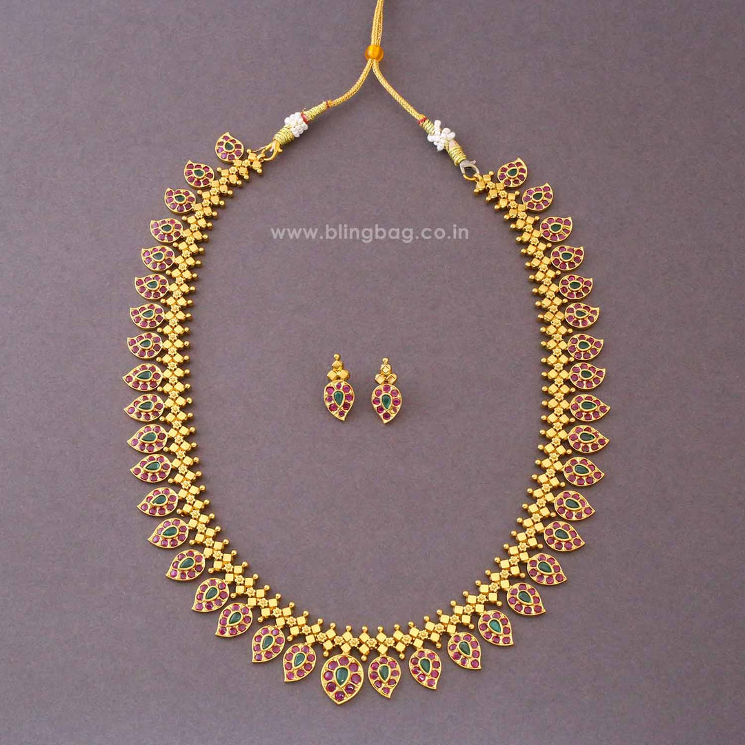 Multicolor Maheswari Antique Jewellery Set- New Arrival