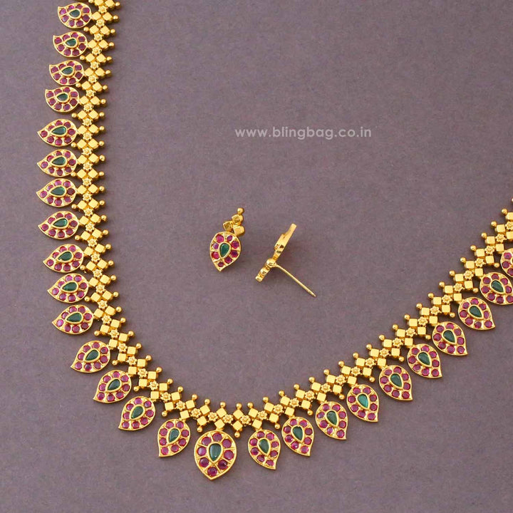 Multicolor Maheswari Antique Jewellery Set- New Arrival