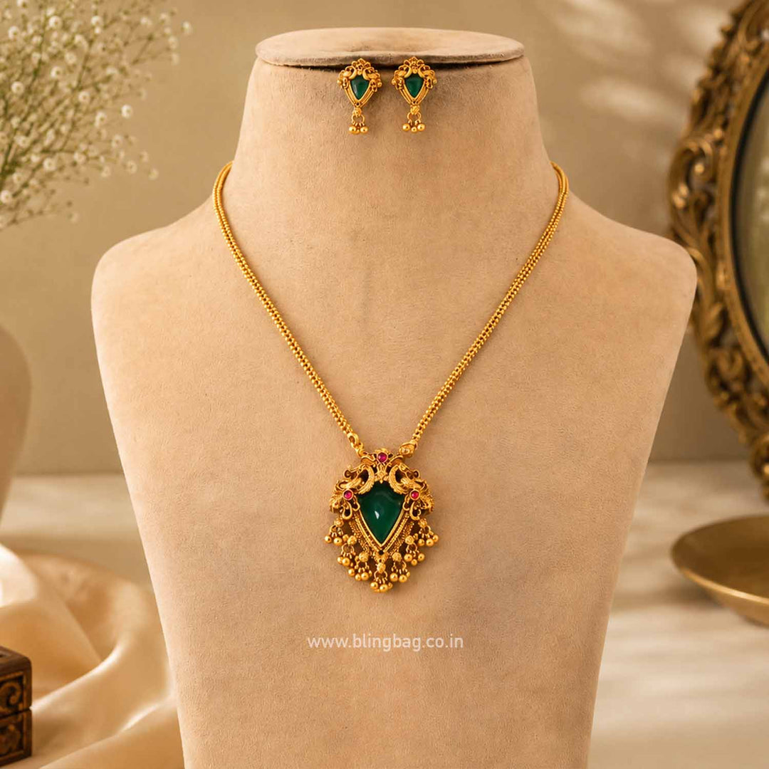 Multicolor Mallika Antique Jewellery Set- New Arrival