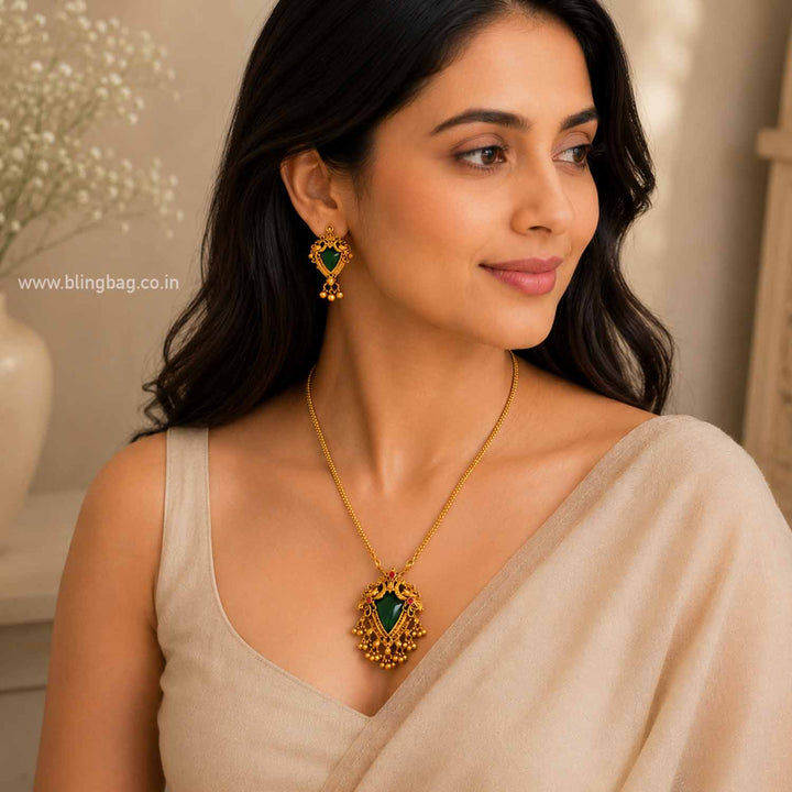 Multicolor Mallika Antique Jewellery Set- New Arrival
