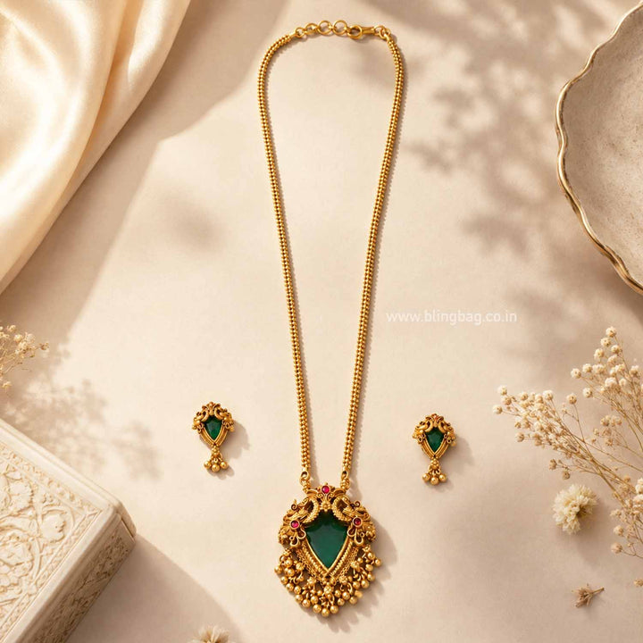 Multicolor Mallika Antique Jewellery Set- New Arrival