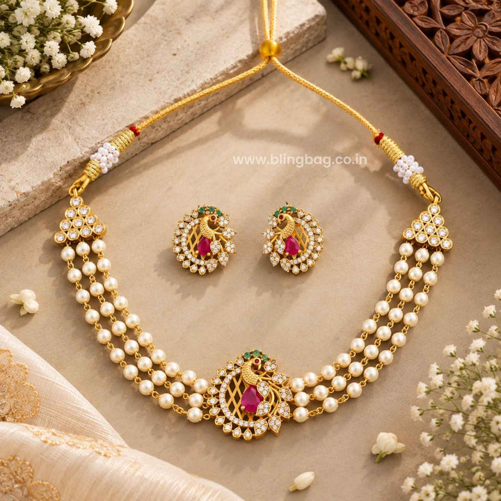 Multicolor Manasa Antique Jewellery Set- New Arrival