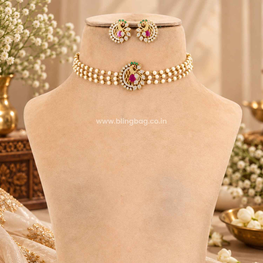 Multicolor Manasa Antique Jewellery Set- New Arrival