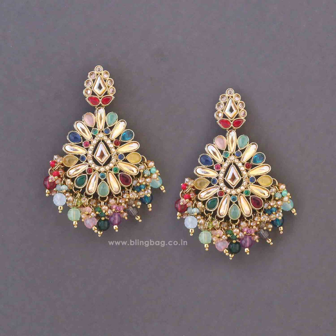 Multicolor Mantasha Danglers