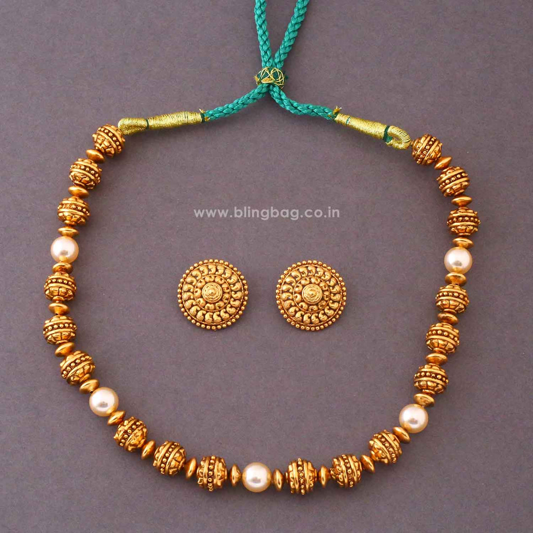 Multicolor Manvisha Antique Jewellery Set- New Arrival