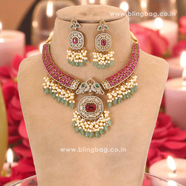 Multicolor Marivelle Victorian Jewellery Set - New Arrival