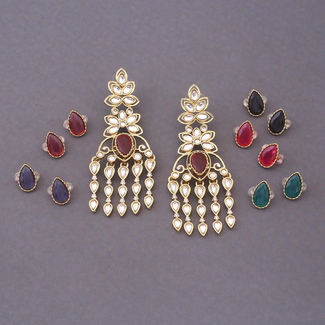 Multicolor Maryana Color Changeable Danglers