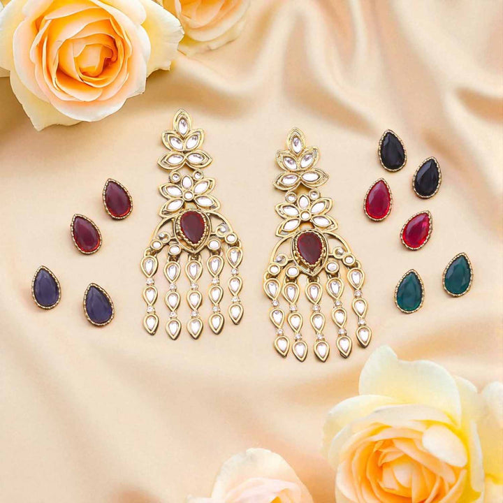 Multicolor Maryana Color Changeable Danglers