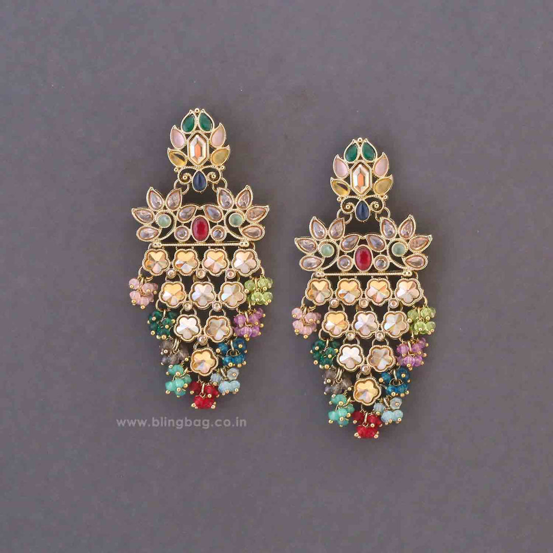 Multicolor Mauli Danglers